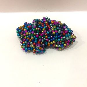 Multicolored spec’s magnet beads